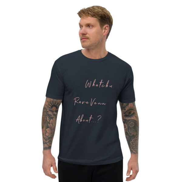 RaveVenn Logo Short Sleeve T-shirt in Midnight Navy - Image 3