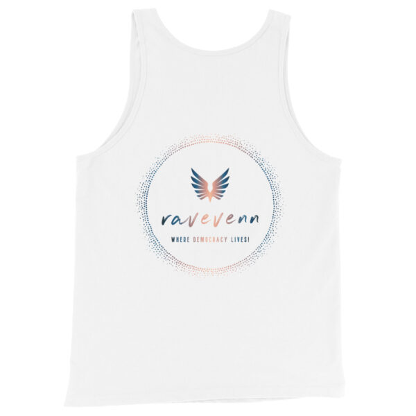 RaveVenn "Whatchu RaveVenn About?" White Men's Tank Top - Image 8