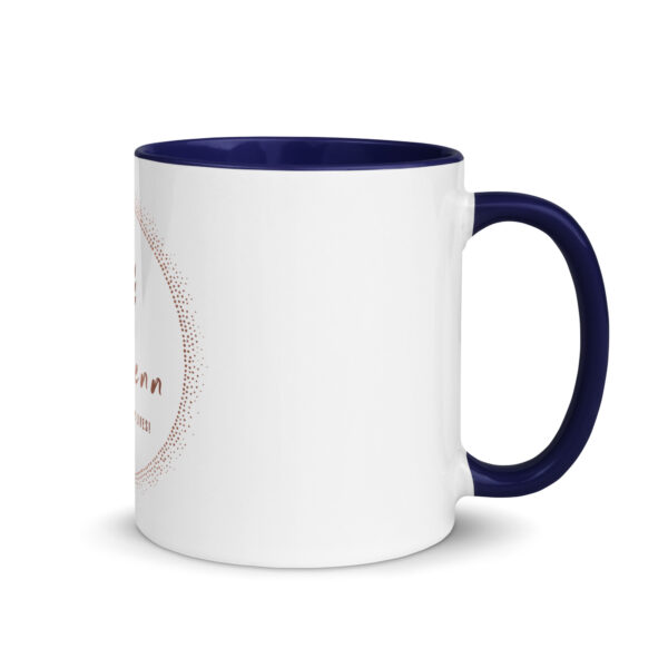 RaveVenn Logo Mug with Navy Color Inside - Image 2