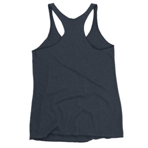 RaveVenn Logo Women's Racerback Tank in Vintage Navy